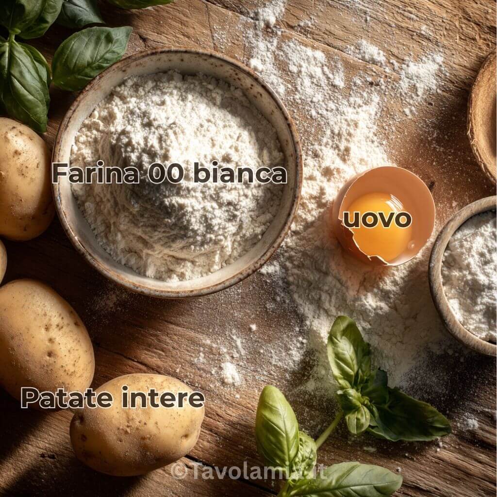 Gnocchi fatti in casa: la ricetta perfetta della tradizione 3 ingredienti gnocchi fatti in casa tavolamia