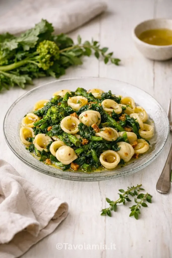 Orecchiette con cime di rapa 1 Orecchiette con cime di rapa