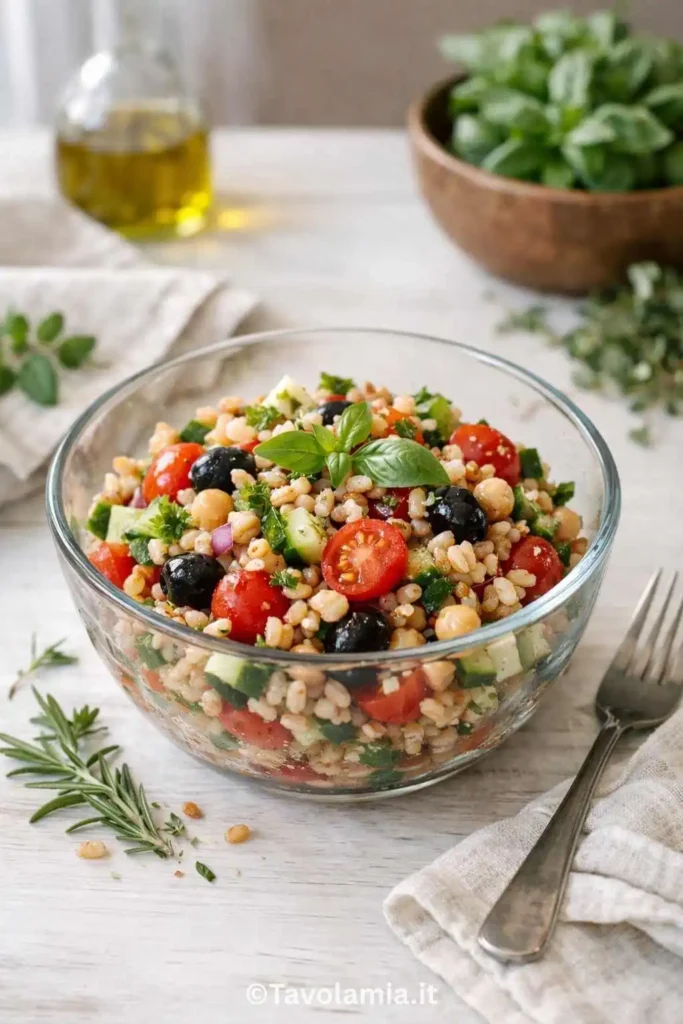 Insalata di farro 1 Insalata di farro