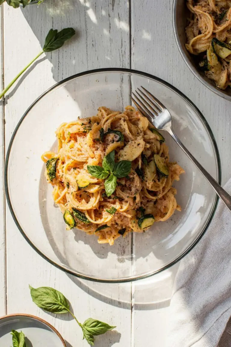Pasta con zucchine