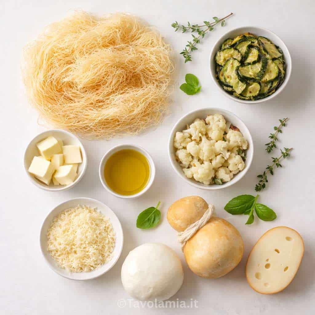 Pasta kataifi ricette salate 2 Ingredienti per pasta kataifi ricette salate con verdure e formaggi