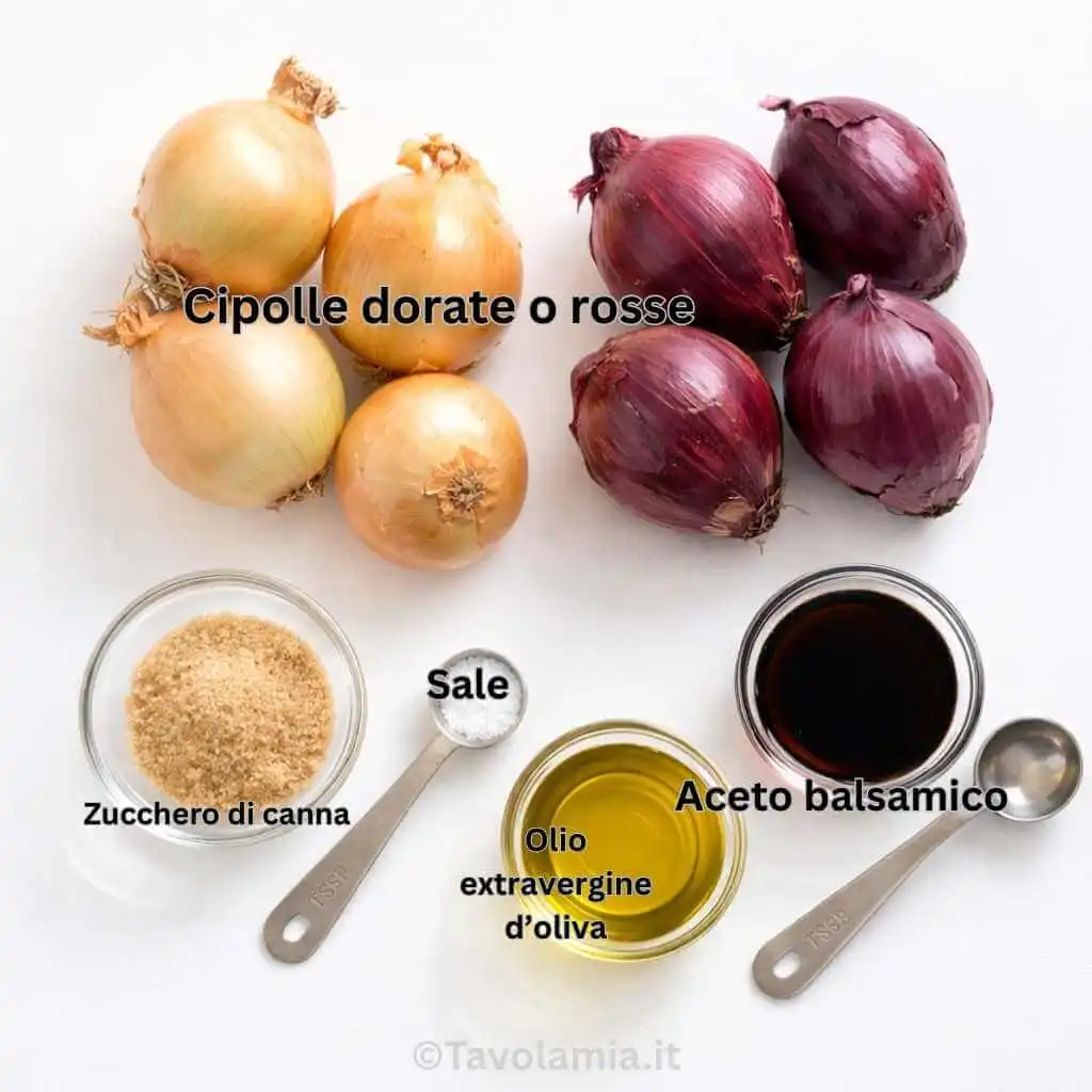 Cipolle caramellate 2 ingredienti Cipolle caramellate