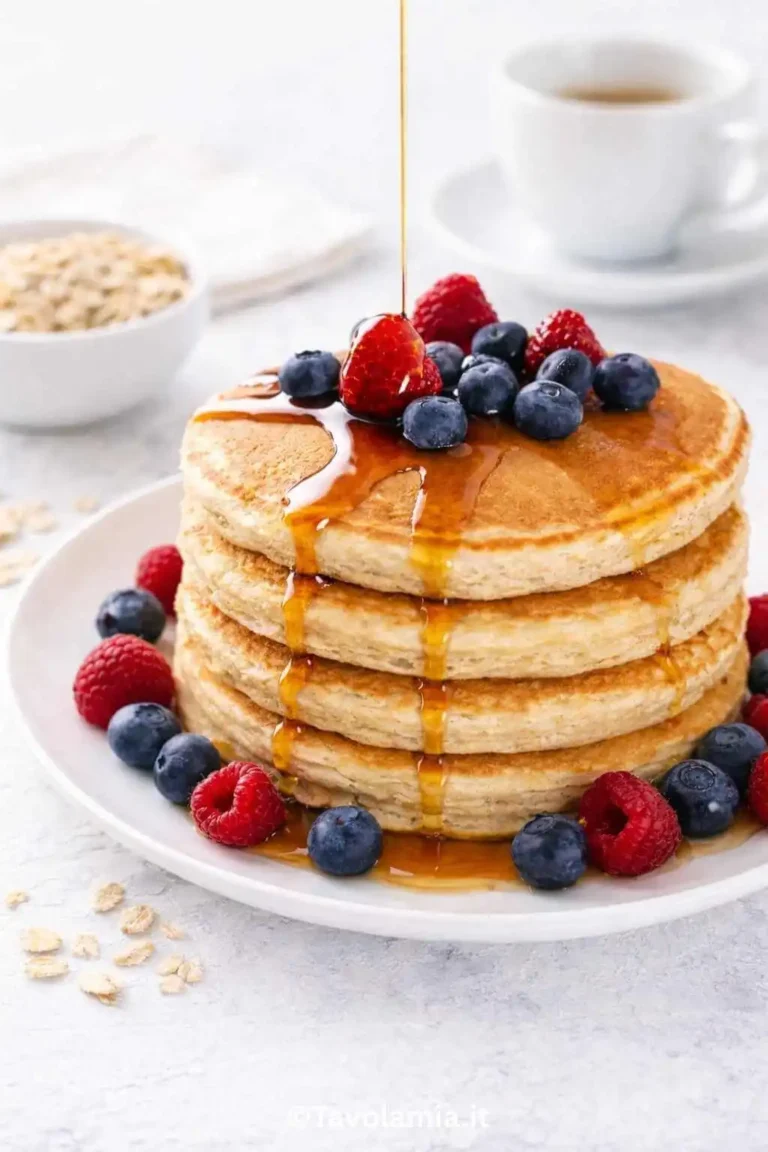 Pancake con farina di avena