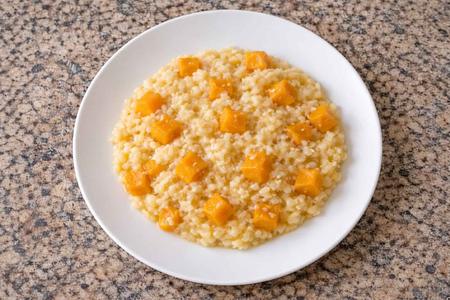 Risotto alla zucca pronto da servire
