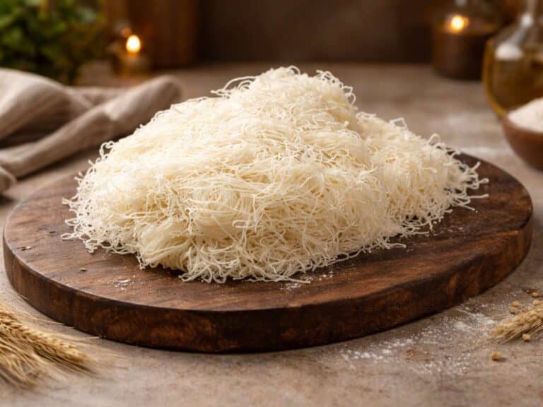 Pasta kataifi a fili sottili: è senza glutine o contiene glutine?