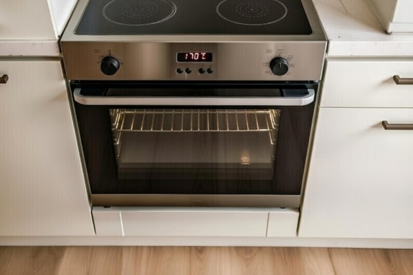 Torta furba al caffè 2 Forno di casa acceso a 170 gradi per preparare una torta al caffè